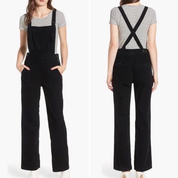 Ag Adriano Goldschmied Denim - AG The Gwendolyn Corduroy Straight Leg Overall Large